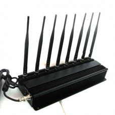 8341CA-8B強力携帯電波妨害器 各種電波GSM、3G、4G、GPS、WIFI全て対応 遮断範囲は1～40m